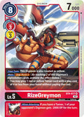 RizeGreymon - BT4-017 (Resurgence Booster Reprint) - Resurgence Booster (RB-01)