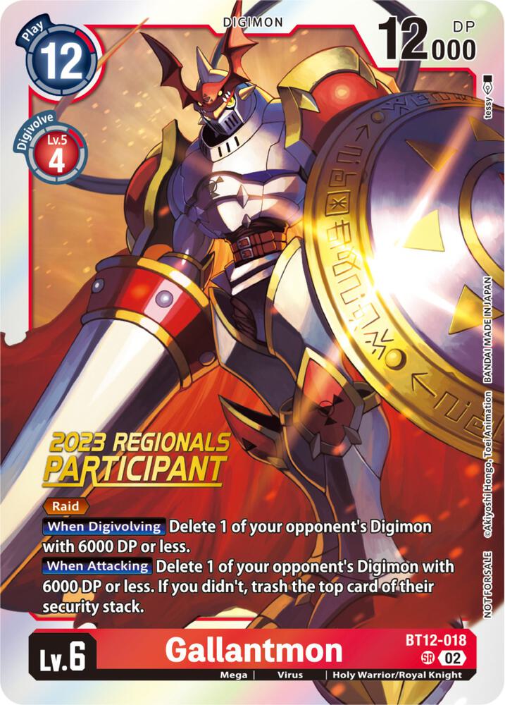 Gallantmon (2023 Regionals Participant) - Across Time (BT-12)
