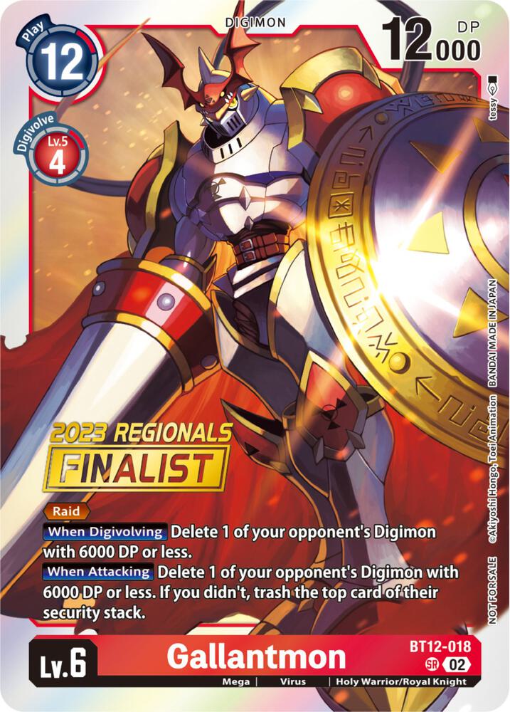 Gallantmon (2023 Regionals Finalist) - Across Time (BT-12)