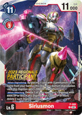 Siriusmon - P-088 (2023 Regionals Participant) - Digimon Promotion Cards (D-PR)