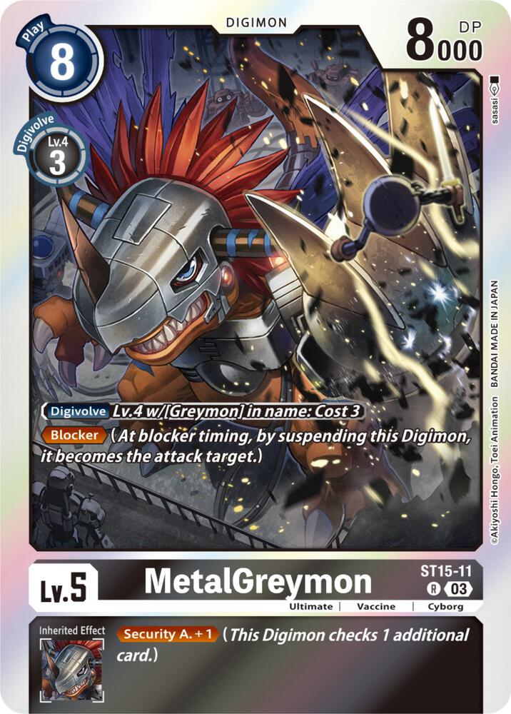 MetalGreymon - Starter Deck 15: Dragon of Courage (ST-15)