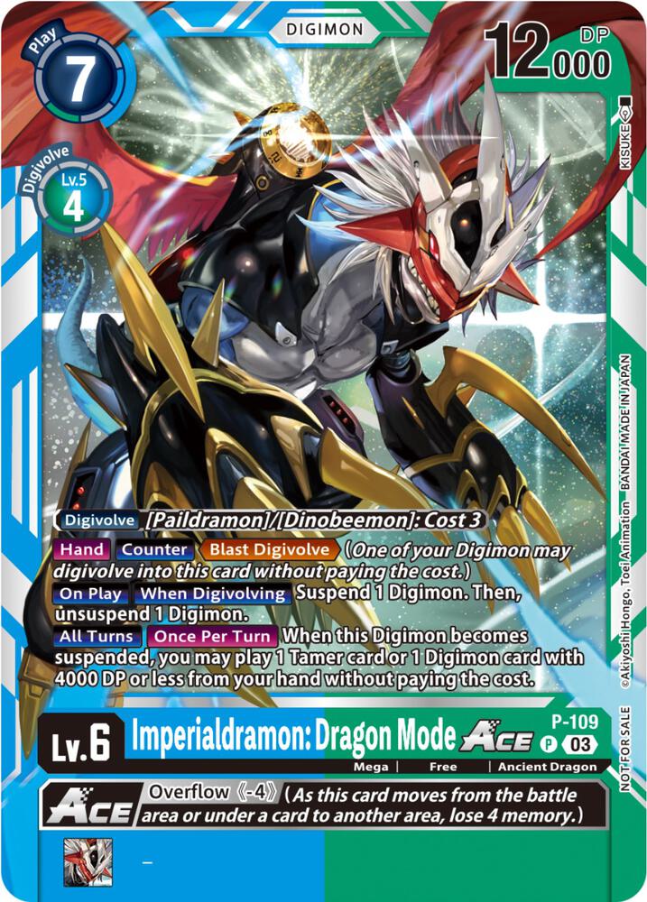 Imperialdramon: Dragon Mode ACE - P-109 (NYCC 2023 Demo Deck) - Digimon Demo Deck Exclusive Cards (DEMO)