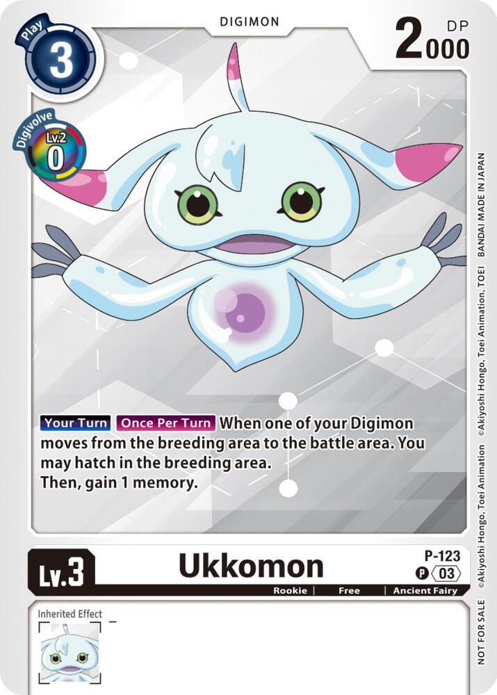 Ukkomon - P-123 (NYCC 2023 Demo Deck) - Digimon Demo Deck Exclusive Cards (DEMO)