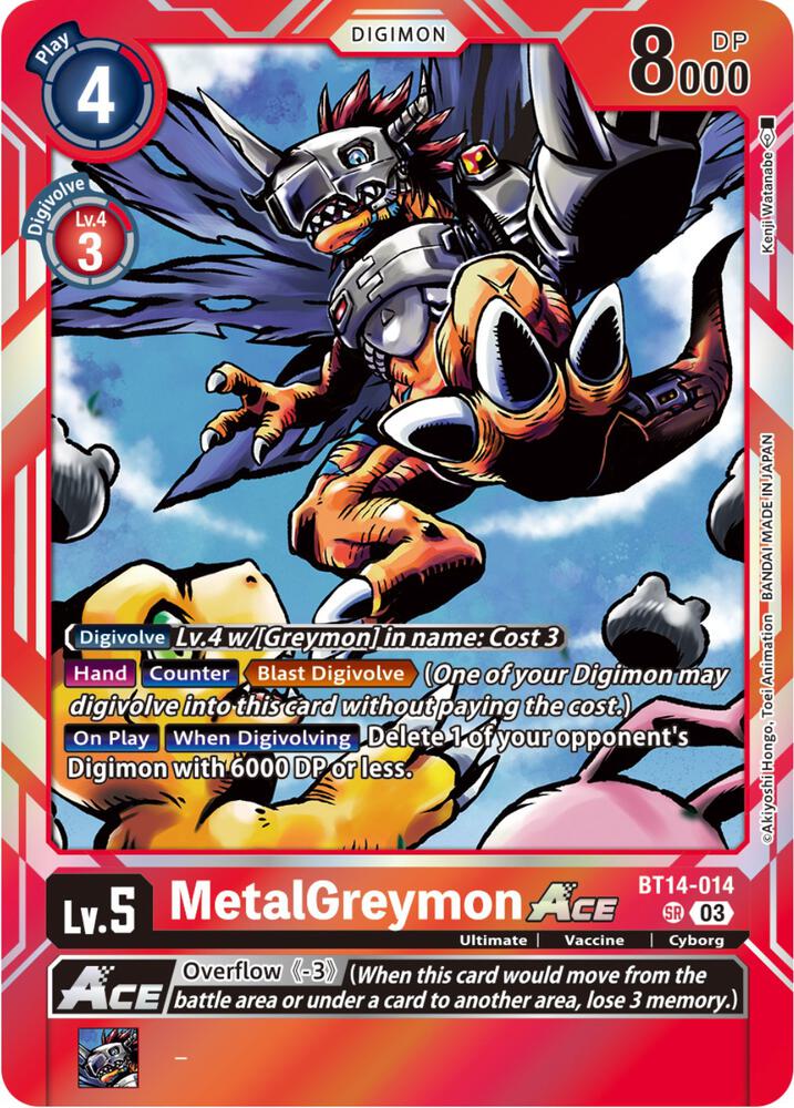 MetalGreymon ACE - Blast Ace (BT-14)