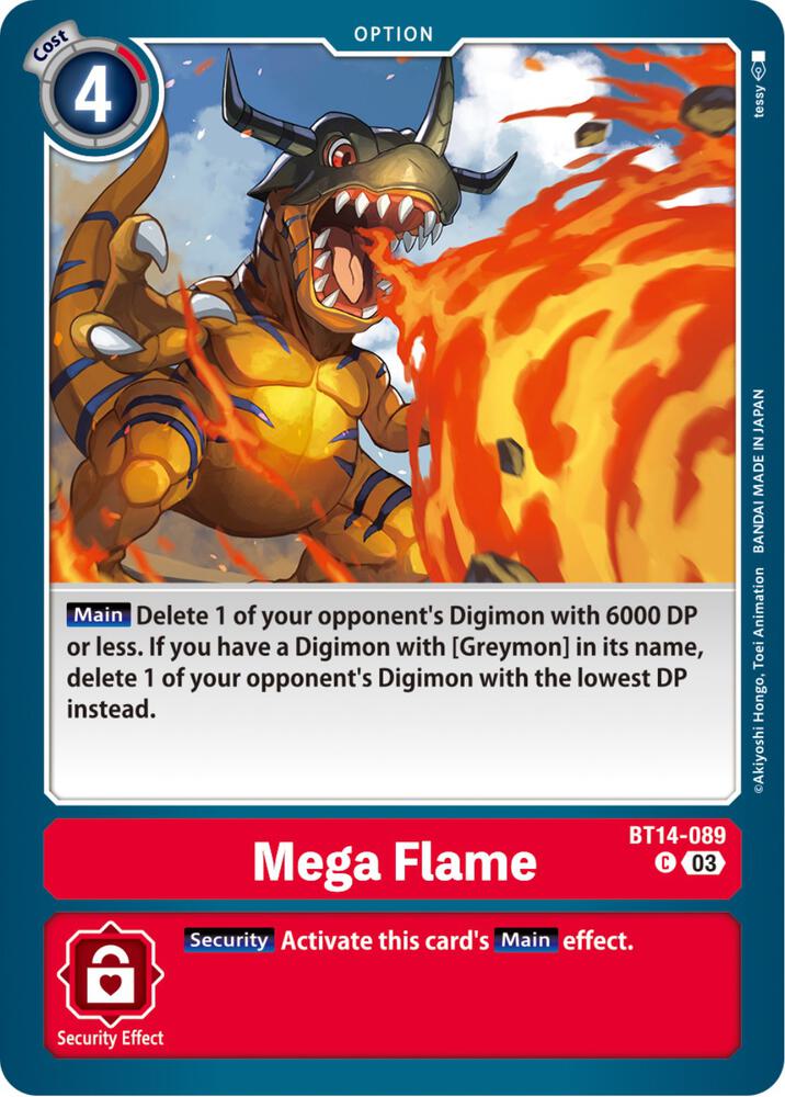 Mega Flame - Blast Ace (BT-14)