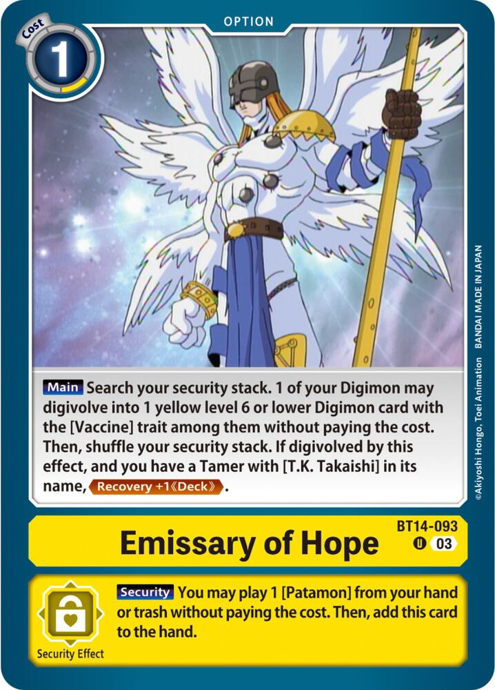Emissary of Hope - Blast Ace (BT14)
