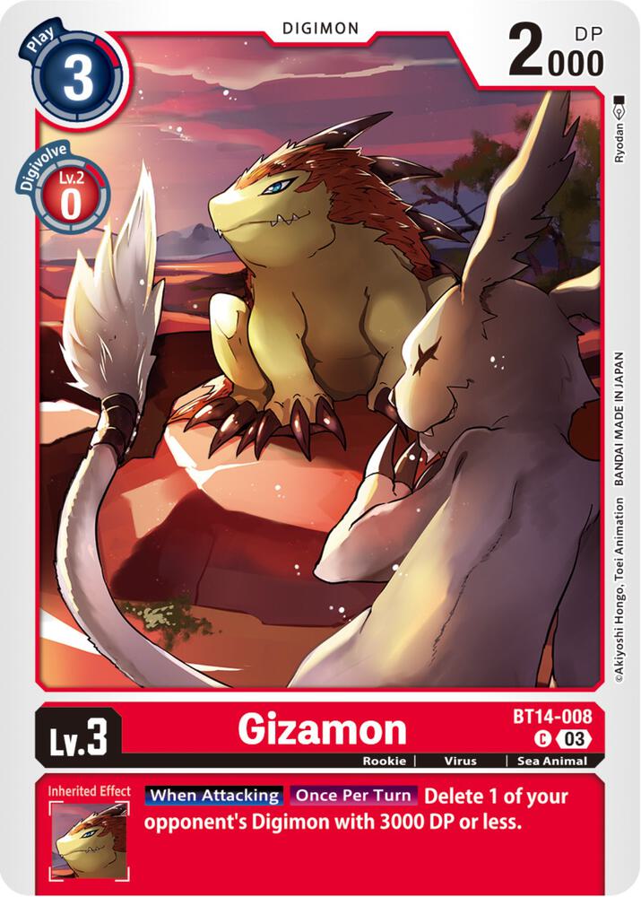 Gizamon - Blast Ace (BT-14)