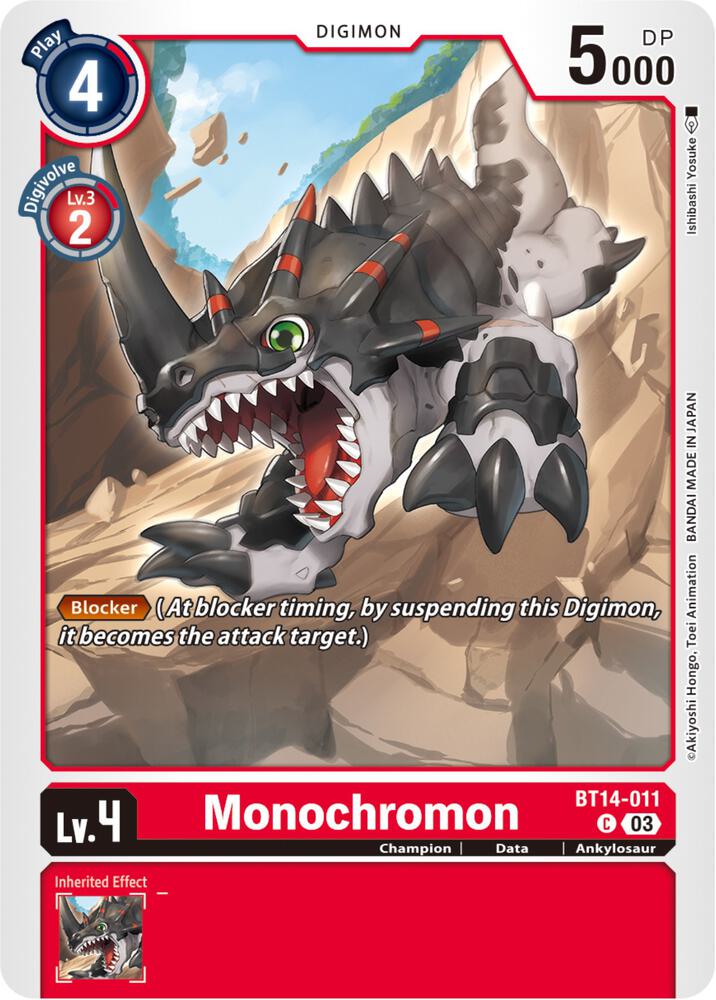 Monochromon - Blast Ace (BT-14)