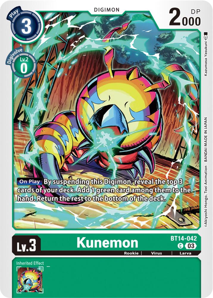 Kunemon - Blast Ace (BT-14)