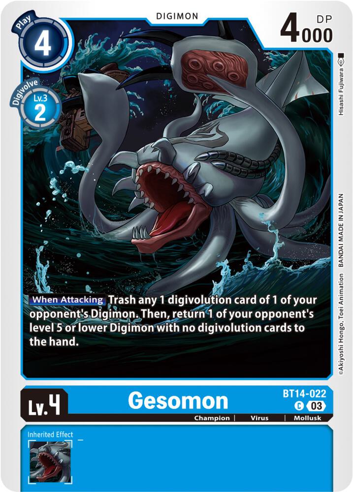 Gesomon - Blast Ace (BT-14)