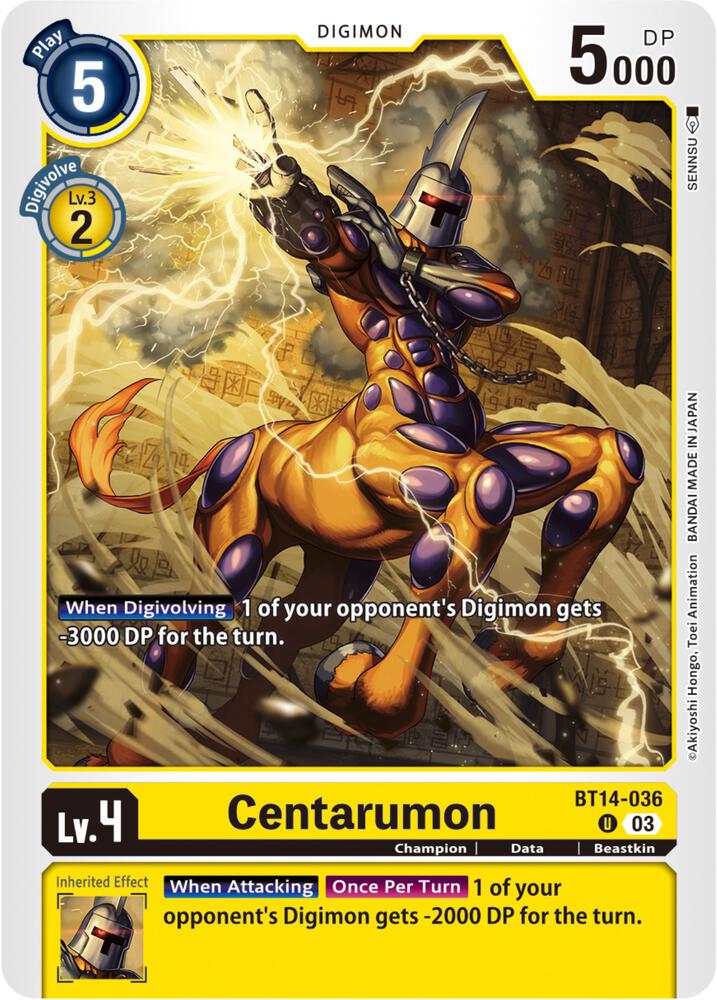 Centarumon - Blast Ace (BT-14)
