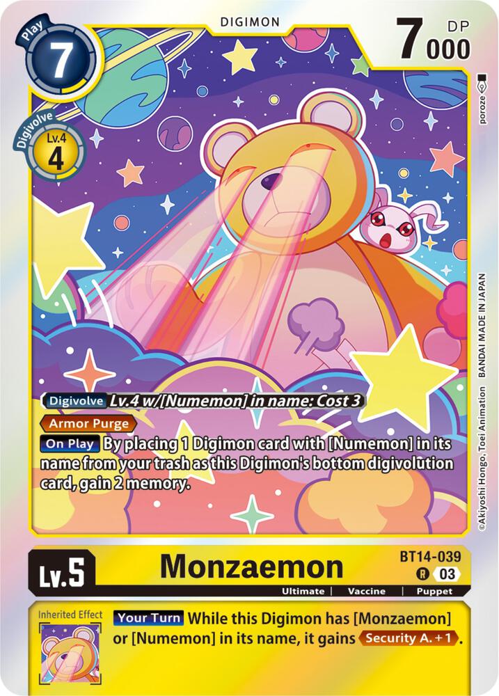Monzaemon - Blast Ace (BT-14)