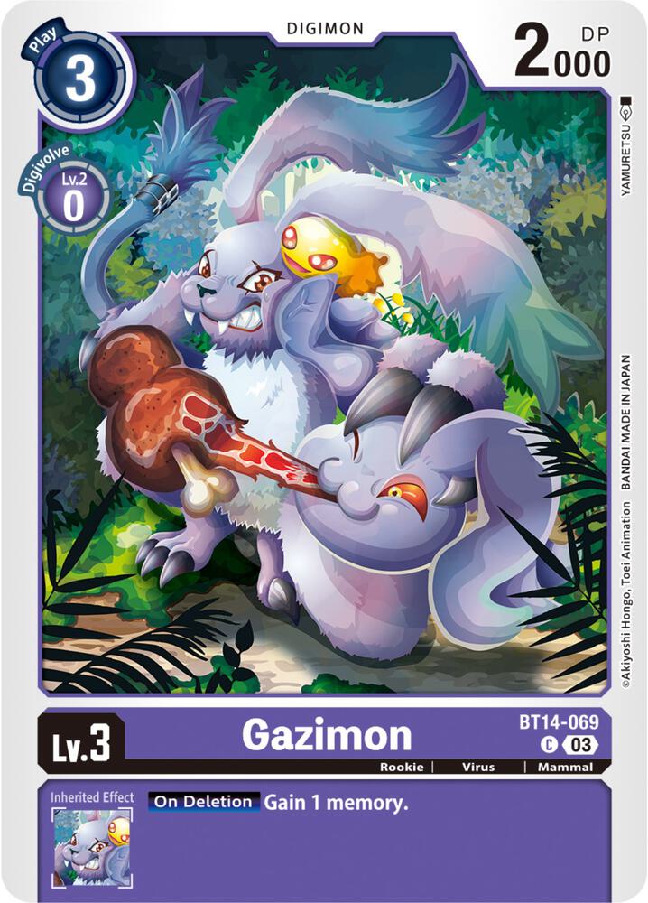 Gazimon - Blast Ace (BT-14)