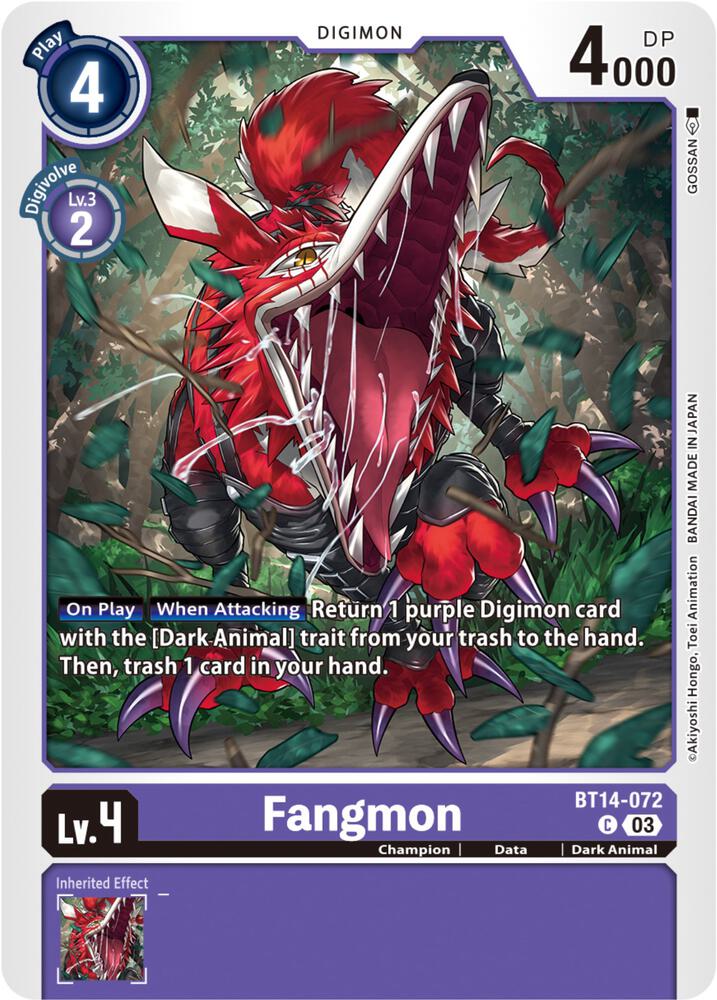 Fangmon - Blast Ace (BT-14)