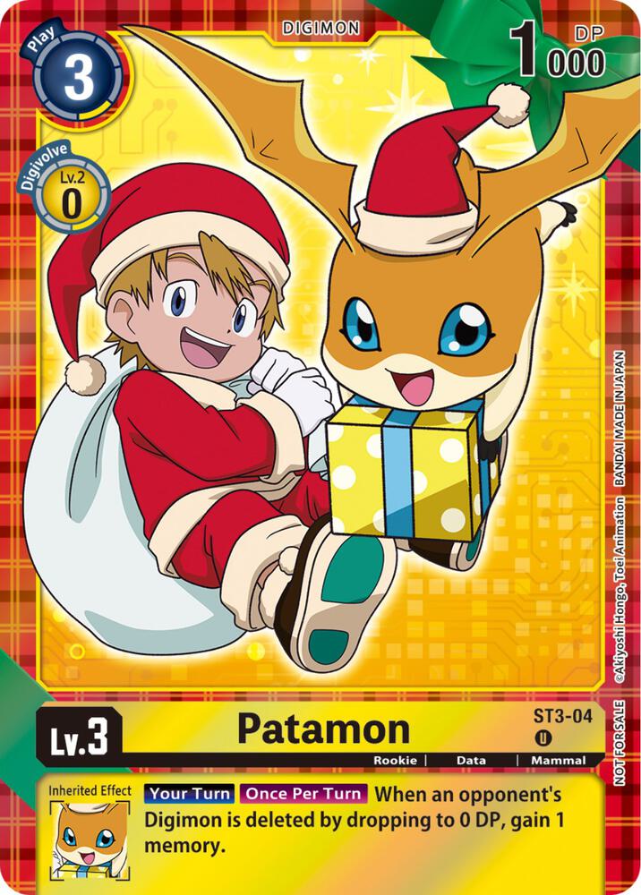 Patamon (Winter Holiday 2023) - Starter Deck 03: Heaven's Yellow (ST-3)