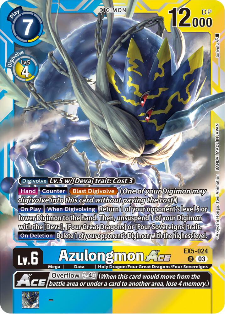 Azulongmon ACE - Animal Colosseum (EX-05)