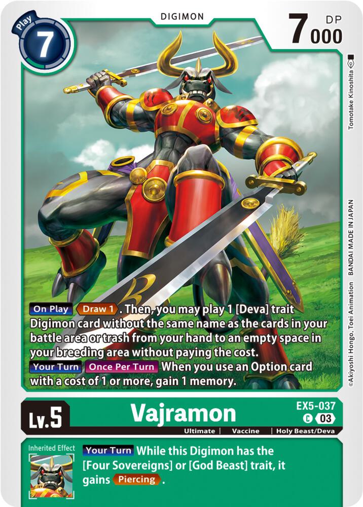 Vajramon - Animal Colosseum (EX-05)
