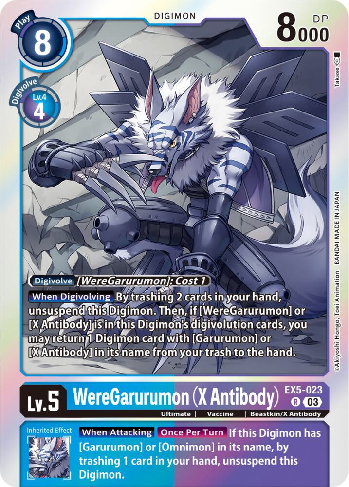 WereGarurumon (X Antibody) - Animal Colosseum (EX-05)