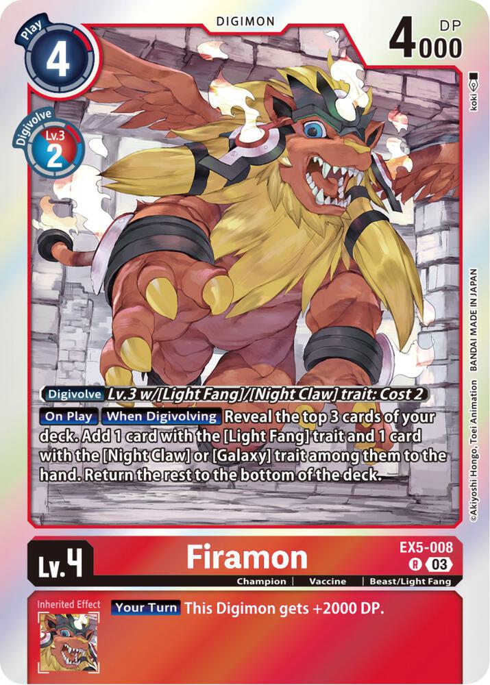 Firamon - Animal Colosseum (EX-05)