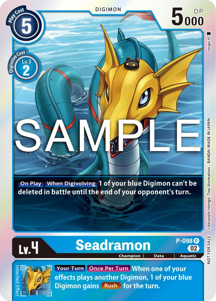 Seadramon - P-098 (Limited Card Pack Ver.2) - Digimon Promotion Cards (D-PR)