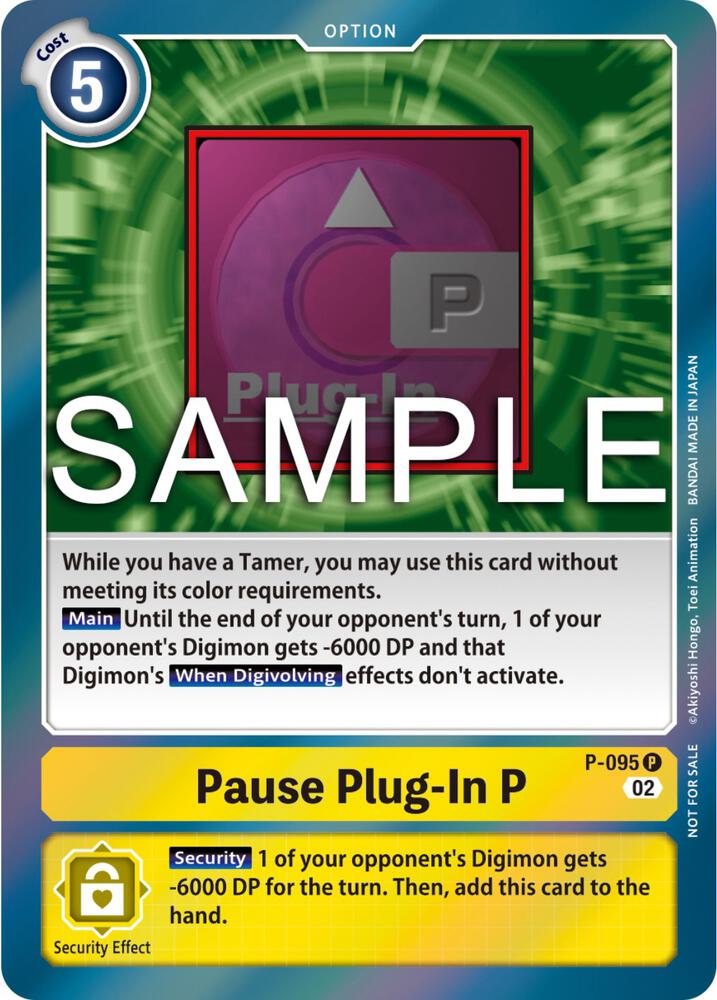 Pause Plug-In P - P-095