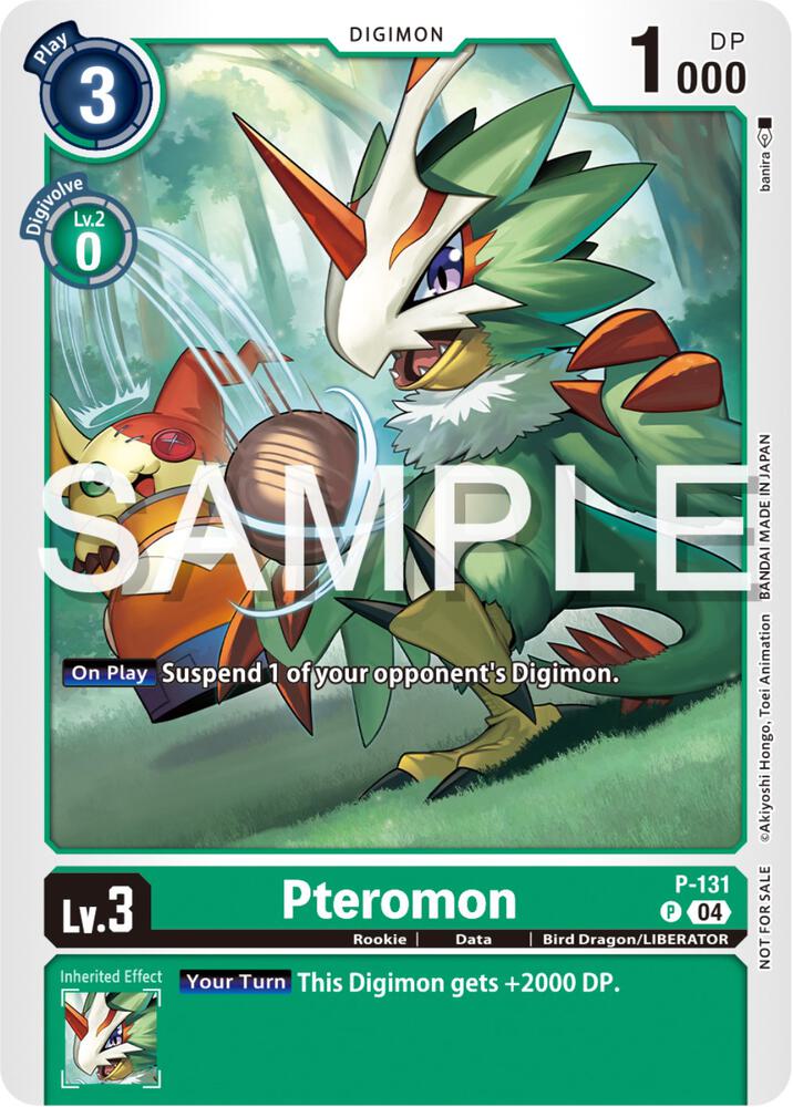 Pteromon (Digimon Liberator Promotion Pack) - Digimon Promotion Cards (D-PR)