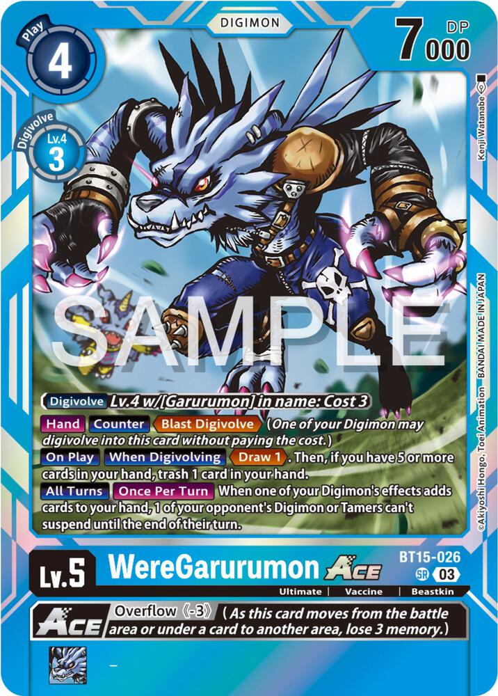 WereGarurumon ACE - Exceed Apocalypse (BT-15)
