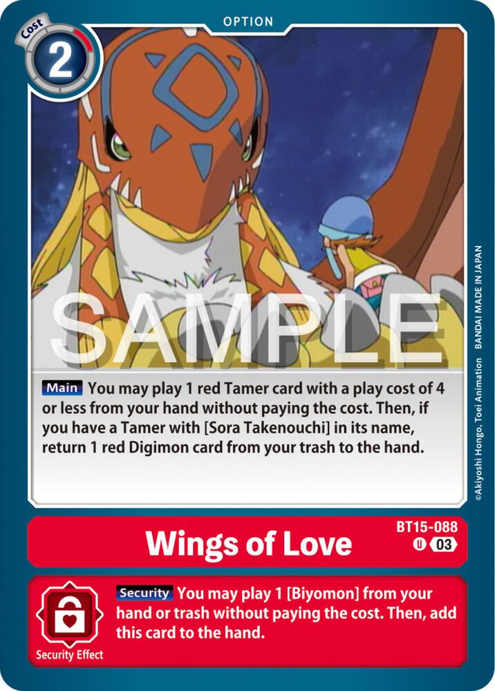 Wings of love - Exceed Apocalypse (BT-15)