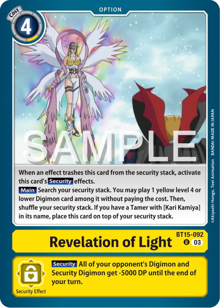 Revelation of Light - Exceed Apocalypse (BT-15)