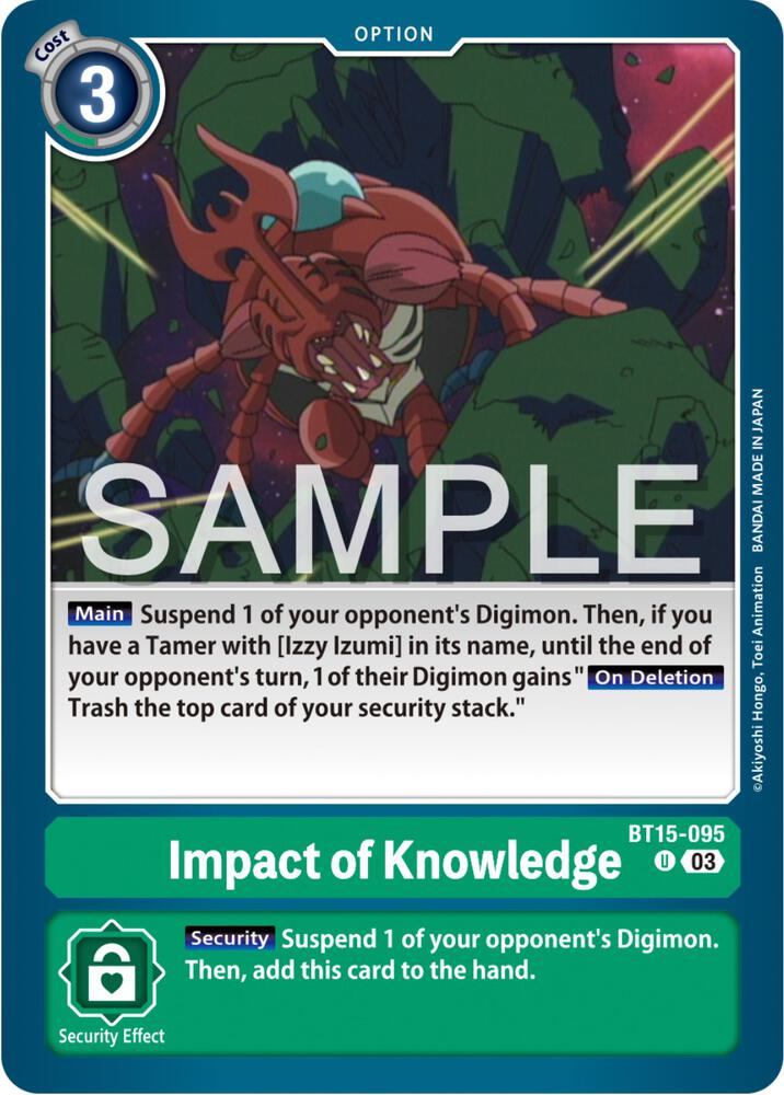 Impact of Knowledge - Exceed Apocalypse (BT-15)