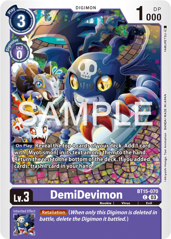 DemiDevimon - Exceed Apocalypse (BT-15)