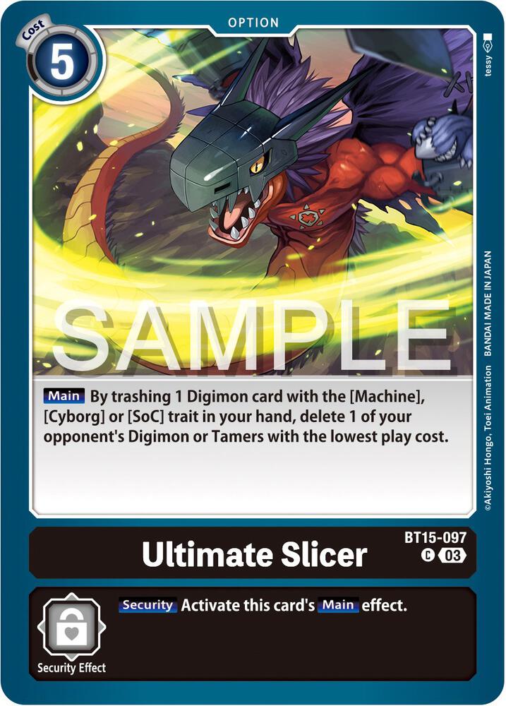 Ultimate Slicer - Exceed Apocalypse (BT-15)