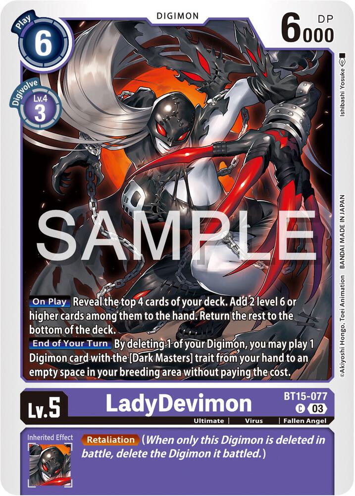 LadyDevimon - Exceed Apocalypse (BT15)