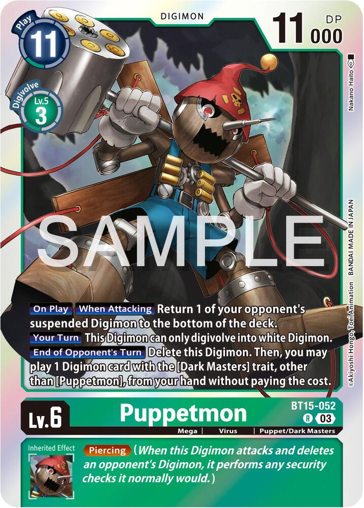 Puppetmon - Exceed Apocalypse (BT-15)