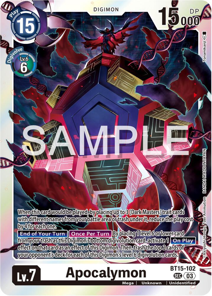 Apocalymon - Exceed Apocalypse (BT-15)