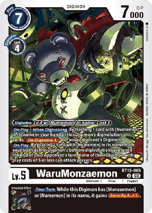 WaruMonzaemon - Exceed Apocalypse (BT-15)