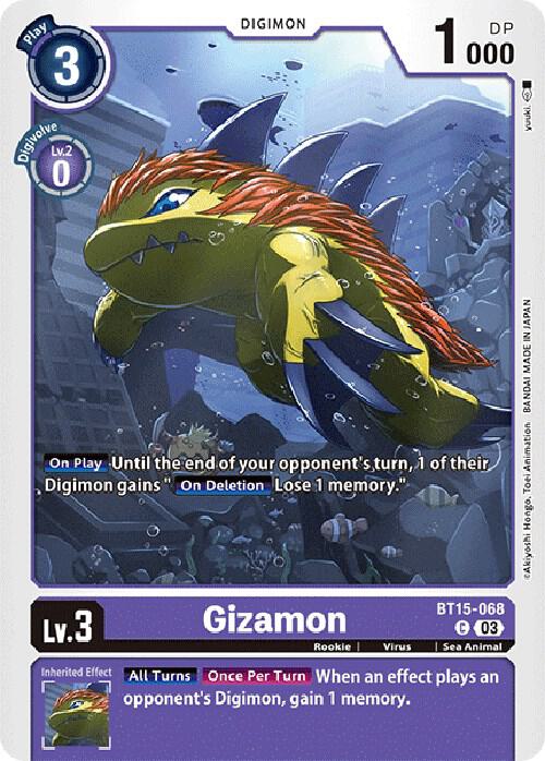 Gizamon - Exceed Apocalypse (BT-15)