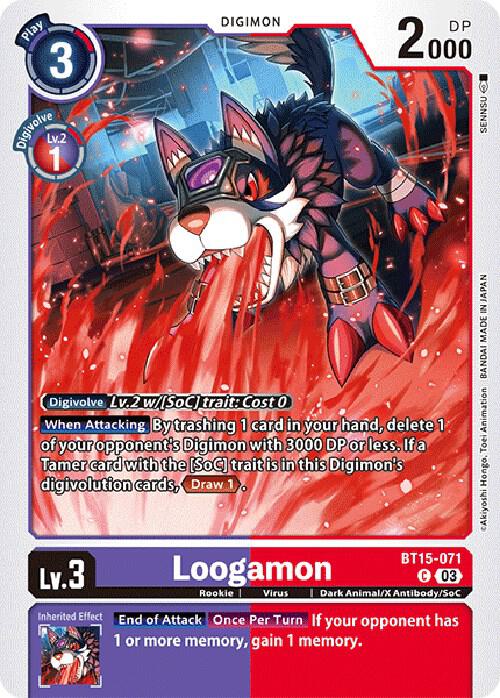 Loogamon - Exceed Apocalypse (BT-15)