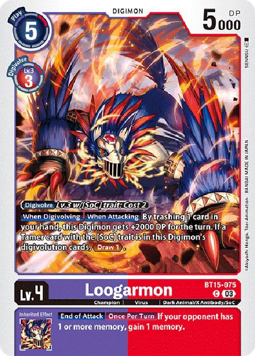 Loogarmon - Exceed Apocalypse (BT-15)