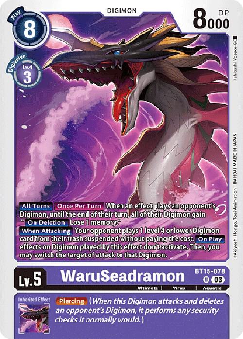 WaruSeadramon - Exceed Apocalypse (BT-15)