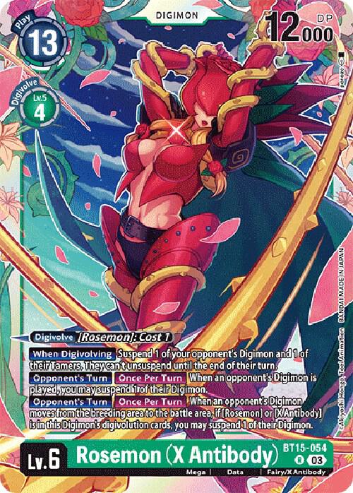 Rosemon (X Antibody) - Exceed Apocalypse (BT-15)
