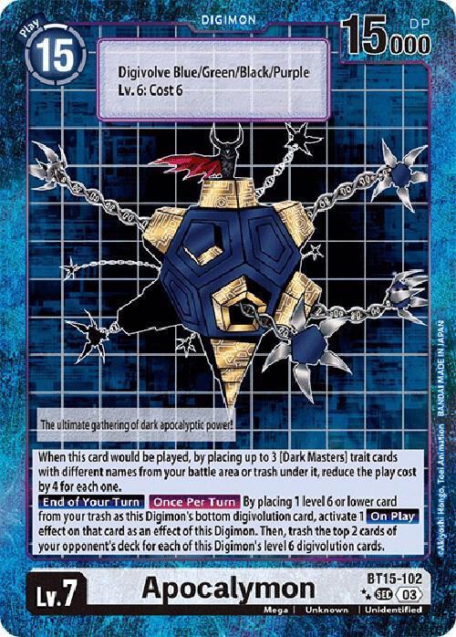 Apocalymon (Special Edition Alternate Art) - Exceed Apocalypse (BT-15)