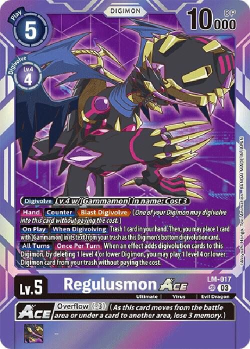 Regulusmon ACE (English Exclusive) - Exceed Apocalypse (BT-15)