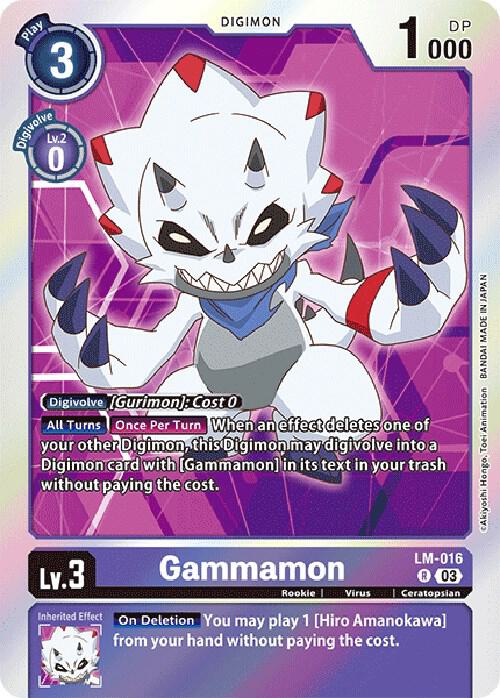 Gammamon (English Exclusive) - Exceed Apocalypse (BT-15)