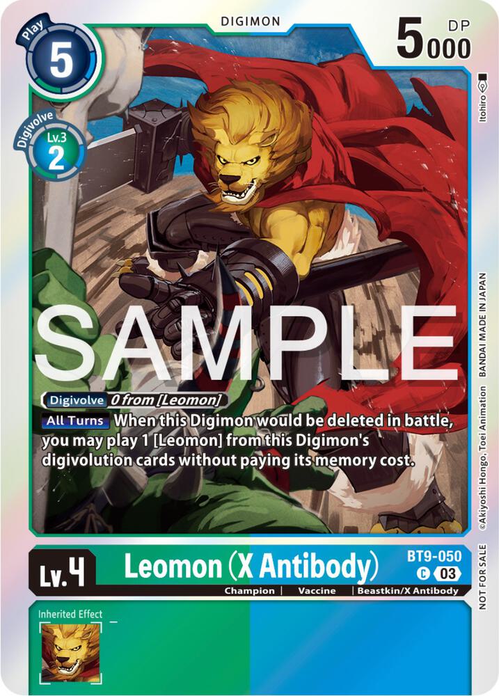 Leomon (X Antibody) (Winner Pack -Exceed Apocalypse-) - X Record (BT-09)