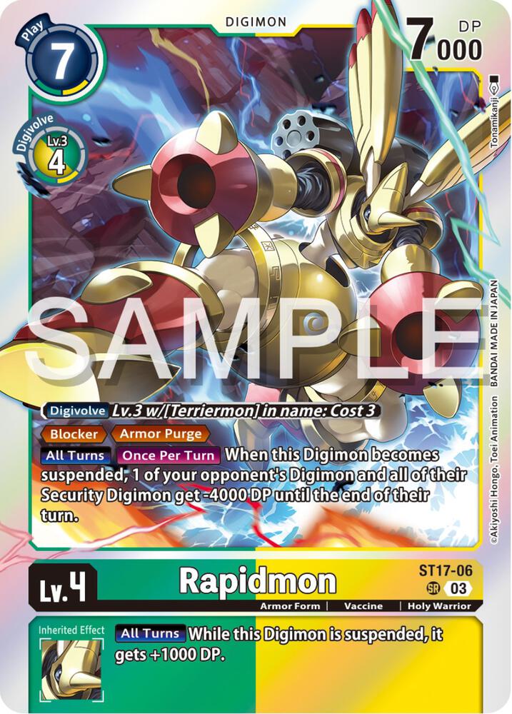 Rapidmon - ST17-06 - Starter Deck 17: Double Typhoon Advanced Deck Set (ST-17)