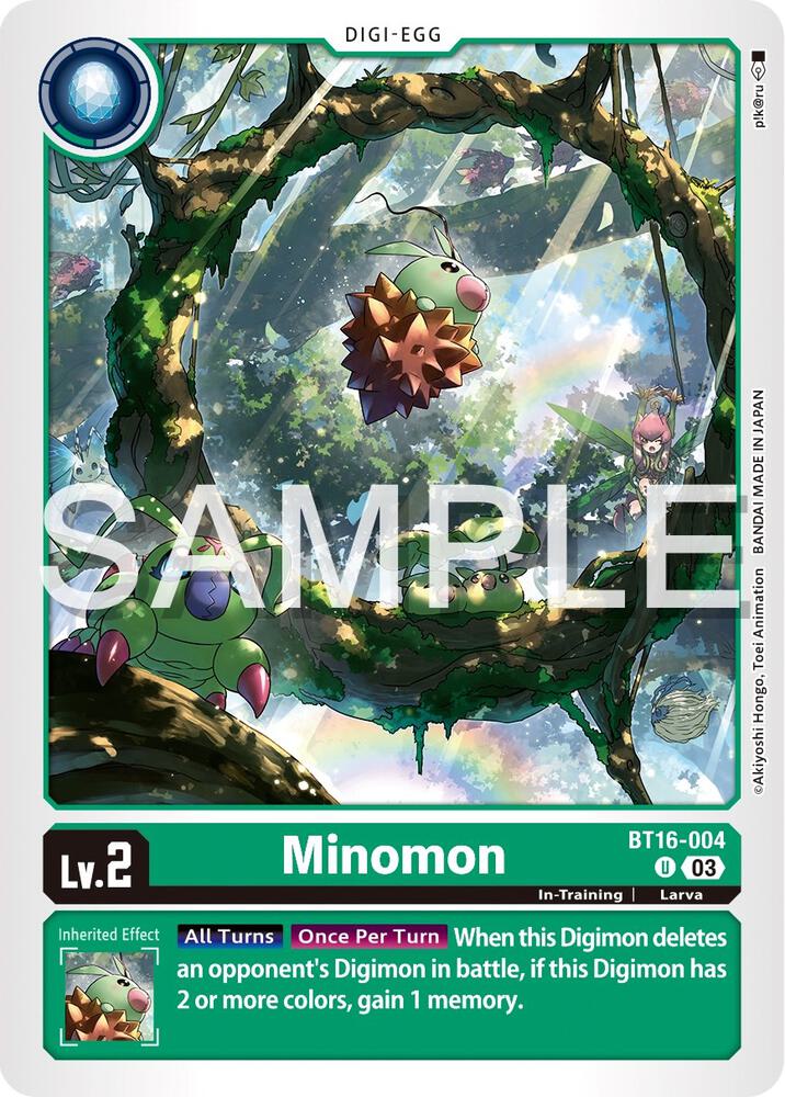 Minomon - Beginning Observer (BT-16)