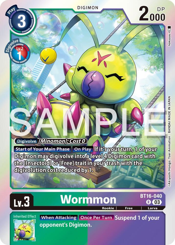 Wormmon - Beginning Observer (BT-16)