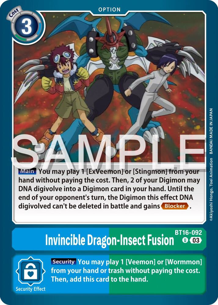 Invincible Dragon-Insect Fusion - Beginning Observer (BT-16)