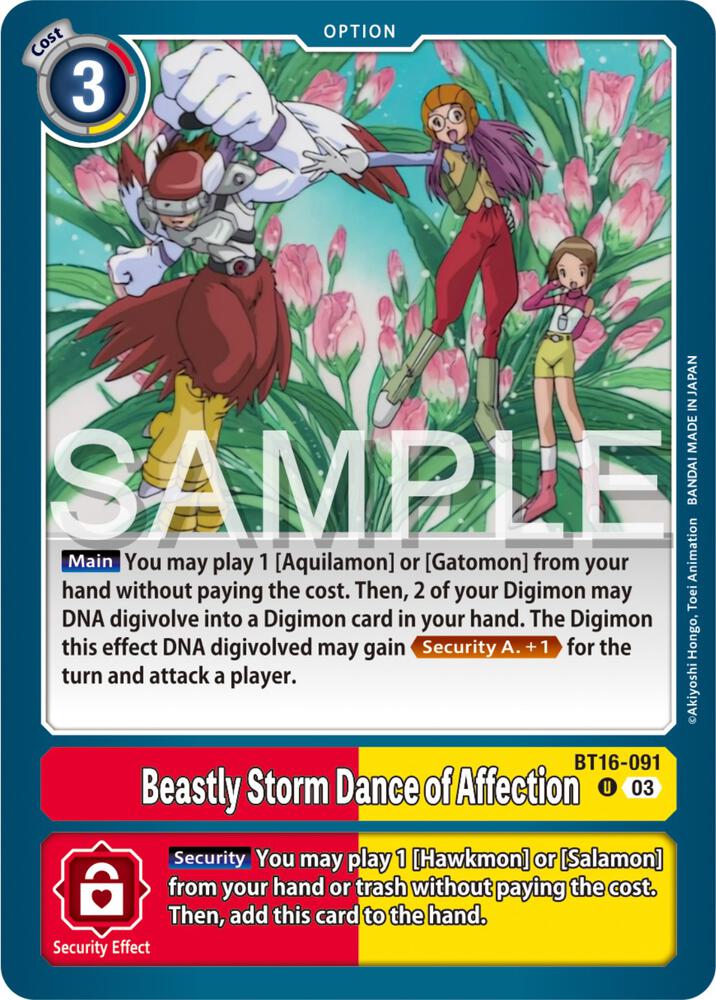 Beastly Storm Dance of Affection - Beginning Observer (BT-16)